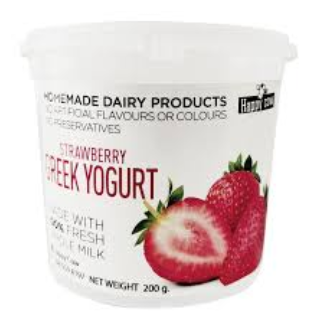 HAPPY COW STRAWBERRY YOGHURT CUP 500ML